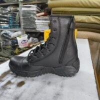 100% Leather Dm Boots with Zip by Rinku