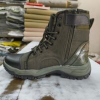 New Model Jungle Boots with Zip ( Durable Sole)