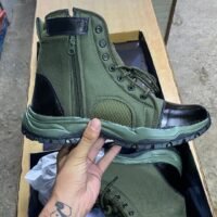 New Model Jungle Boots with Zip ( Durable Sole)